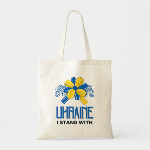 I stand with Ukraine Flag - Support Ukrainians Tote Bag
