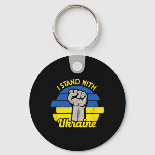 I Stand With Ukraine  Key Ring