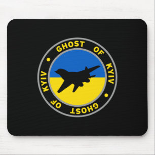I Stand With Ukraine Lover Hero Of Kiev The Ghost Mouse Mat
