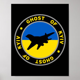 I Stand With Ukraine Lover Hero Of Kiev The Ghost Poster
