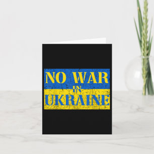 I Stand With Ukraine No War In Ukraine Support Ukr Card