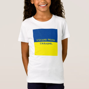 I STAND WITH UKRAINE Rectangle Flag T-Shirt