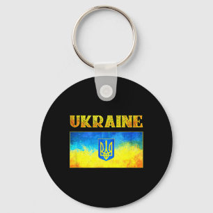 I Stand With Ukraine Shirt Ukrainian Flag Ukraine Key Ring