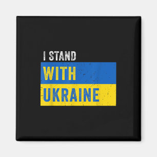 I Stand With Ukraine _ Stop Putin Stop War Support Magnet