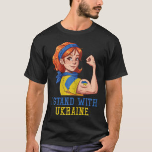 I Stand With Ukraine Strong Woman Unbreakable Wome T-Shirt