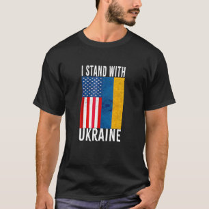 I Stand With Ukraine Su Pport UKRAINE Ukr Ainian A T-Shirt
