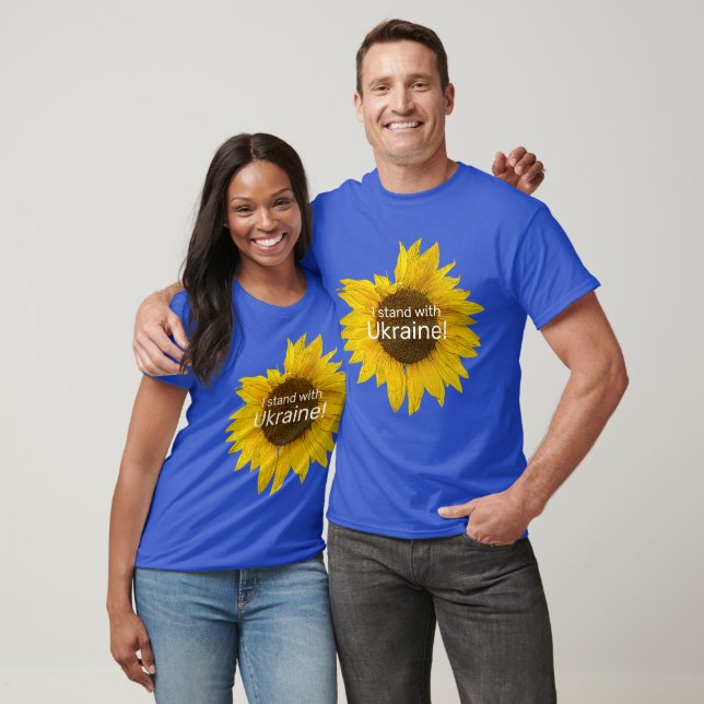 I stand with Ukraine! Sunflower T-Shirt (Unisex)