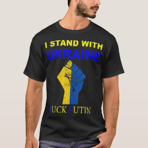 I Stand With Ukraine Support And Pray For Ukraine T-Shirt