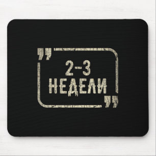 I Stand With Ukraine Support Funny Ukrainian Meme Mouse Mat