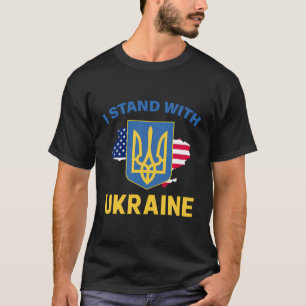 I Stand With Ukraine Support Love T-Shirt