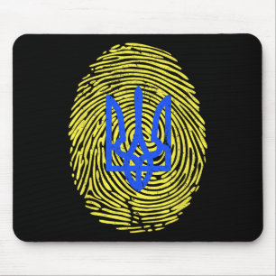 I Stand With Ukraine - Support Ukraine Ukrainian F Mouse Mat