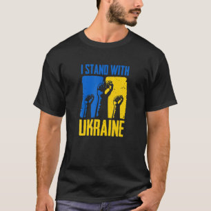 I Stand With Ukraine Support Ukrainians T-Shirt