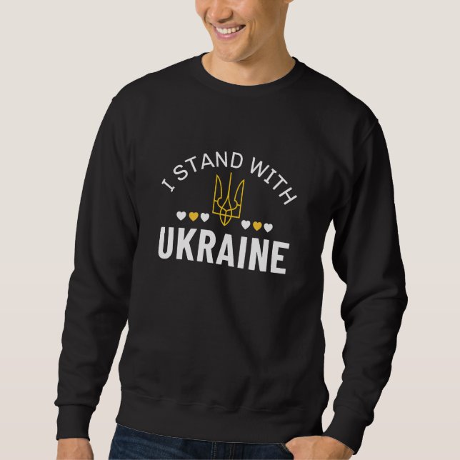 I Stand With Ukraine Sweatshirt (Front)