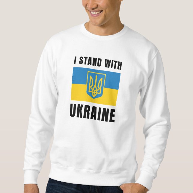 I Stand With Ukraine Sweatshirt (Front)