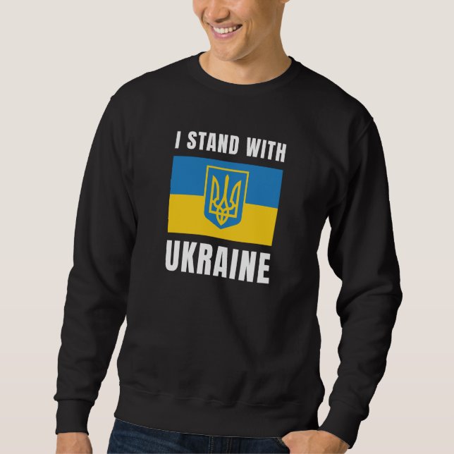 I Stand With Ukraine Sweatshirt (Front)