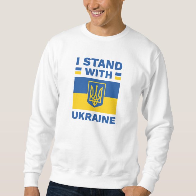 I Stand With Ukraine Sweatshirt (Front)