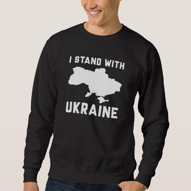 I Stand With Ukraine Sweatshirt (Front)