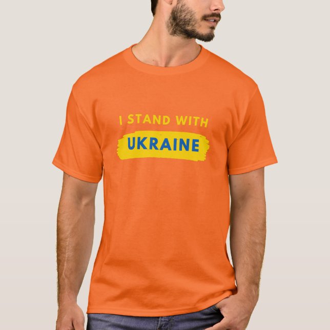 I Stand With Ukraine T-Shirt (Front)
