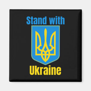 I Stand With Ukraine Tee Shirt I Support Ukrainian Magnet