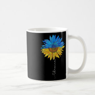 I Stand With Ukraine Ukraine Flag Sunflower Vintag Coffee Mug