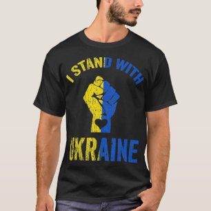 I Stand with Ukraine, Ukraine Flag, Ukrainian Love T-Shirt