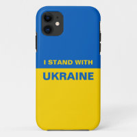 I Stand with Ukraine Ukrainian Flag