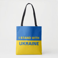 I Stand with Ukraine Ukrainian Flag