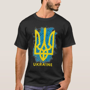 I Stand with Ukraine Ukrainian Flag Ukraine T-Shirt