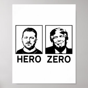 I Stand With Ukraine Ukrainian Hero Zero Zelensky Poster