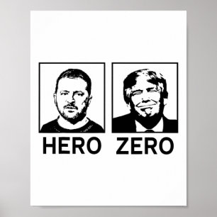 I Stand With Ukraine Ukrainian Hero Zero Zelensky Poster