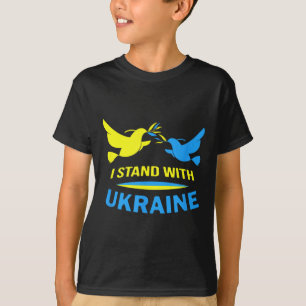 I Stand With Ukraine Ukrainian Peace Anti-war Ukra T-Shirt
