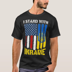 I Stand With Ukraine Ukrainian Pray For Save Ukrai T-Shirt