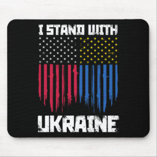 I Stand With Ukraine Ukrainian Pride 2  Mouse Mat
