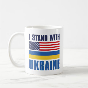 I Stand With Ukraine USA Coffee Mug