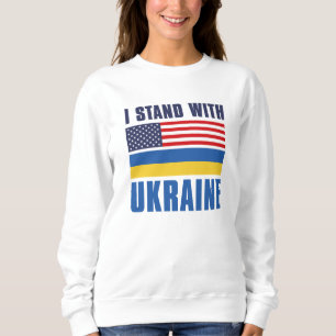 I Stand With Ukraine USA Sweatshirt