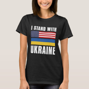 I Stand With Ukraine USA T-Shirt