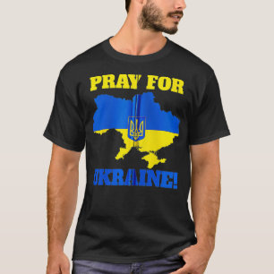 I Stand With Ukraine Women Men Kids Ukrainian Fla T-Shirt