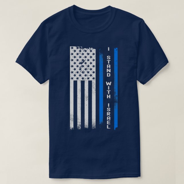 I Stand WithFlag T-Shirt (Design Front)