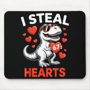 I Steal 67 Hearts Valentine’s Day 67 Meme 6 7 T-re Mouse Mat