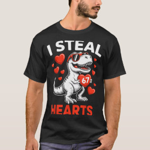 I Steal 67 Hearts Valentine’s Day 67 Meme 6 7 T-re T-Shirt
