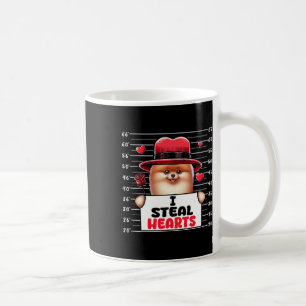 I Steal Cute Hearts Valentine's Day Pomeranian Own Coffee Mug