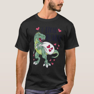 I Steal Heart, Funny Dinosaur Outfit For Valentine T-Shirt