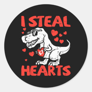 I Steal Hearts 67 Valentine’s Day 67 Meme 6 7 Boys Classic Round Sticker