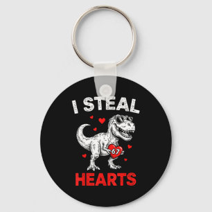 I Steal Hearts 67 Valentine’s Day 67 Meme 6 7 T-re Key Ring