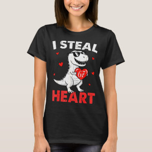 I Steal Hearts 67 Valentines For Boys Girls Kids W T-Shirt