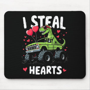 I Steal Hearts Kids Funny Trex Gifts For Boys Vale Mouse Mat