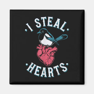 I Steal Hearts, Magpie Anatomical Heart Goth Valen Magnet