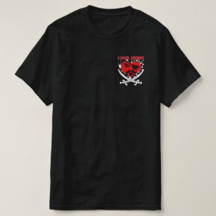 I Steal Hearts Valentines Day Pirate T-Shirt
