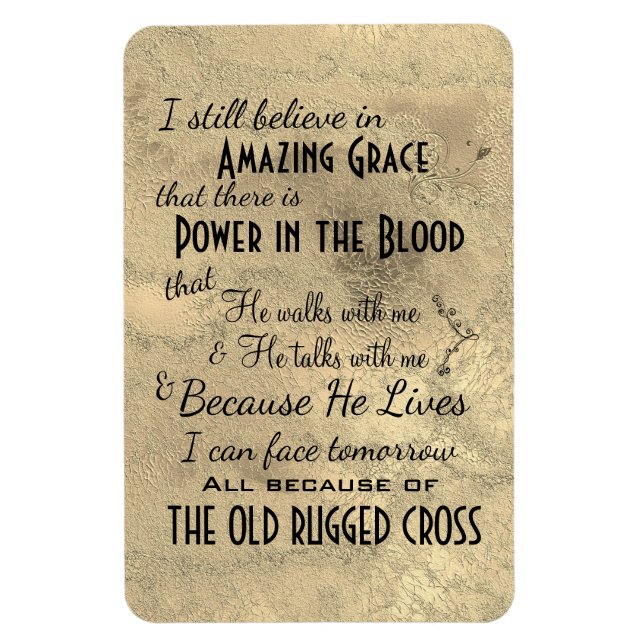 I Still Believe Hymns Quote Magnet (Vertical)