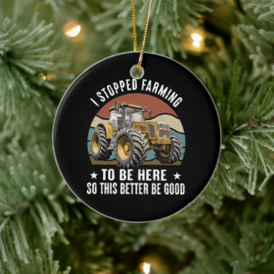 I Stopped Farming To Be Here So This Better Ceramic Tree Decoration